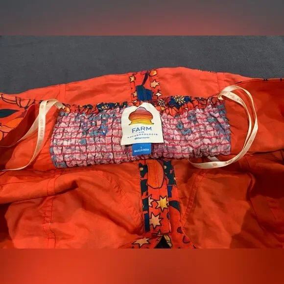 FARM Rio Colorful Floral Strapless Crop Top - Picture 6 of 6